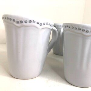 Pottery Barn Leila Mug Set of FIVE